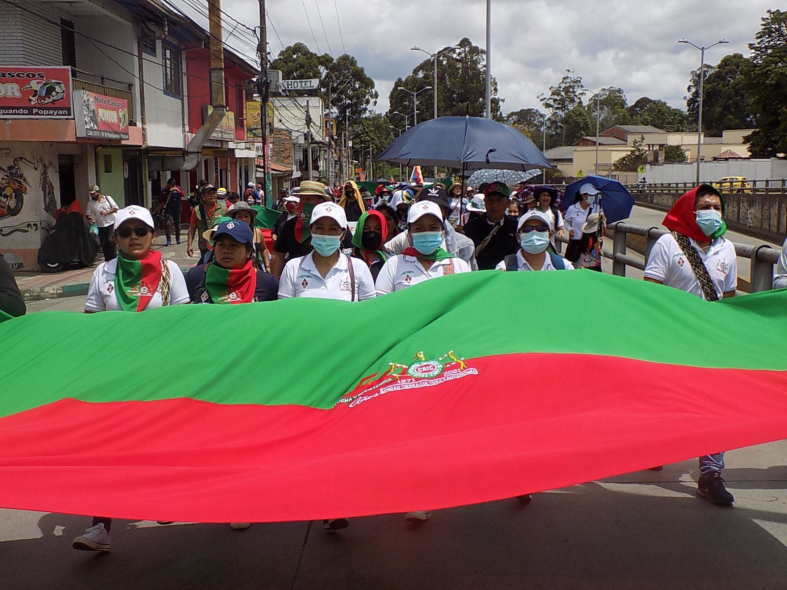 Las comunidades indígenas se movilizarán rechazando la violación a los Derechos Humanos. Crédito: Colprensa.