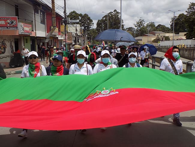 Las comunidades indígenas se movilizarán rechazando la violación a los Derechos Humanos. Crédito: Colprensa.