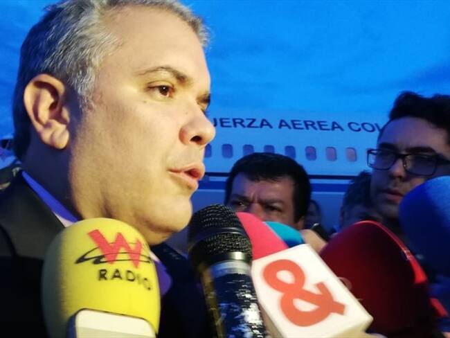 La dictadura de Venezuela busca crear un fantasma militar para aferrarse al poder: Duque. Foto: Oriana Garcés