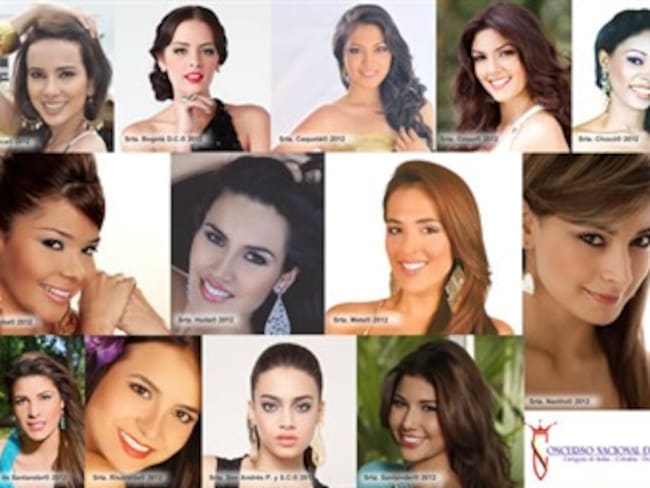 Conozca las candidatas aspirantes a señorita Colombia 2012- 2013.
