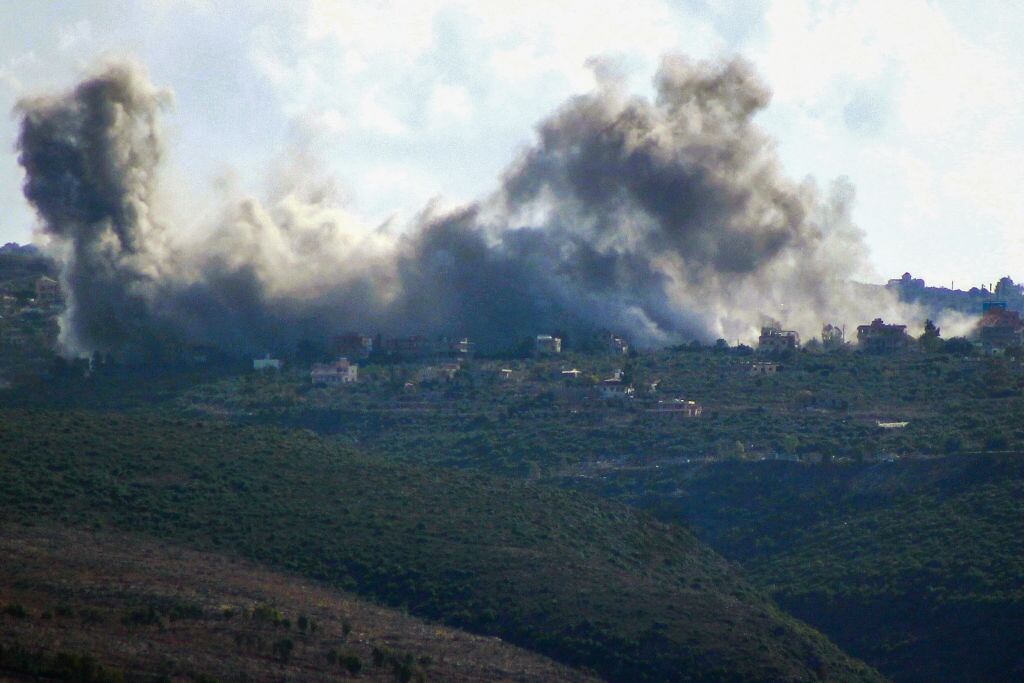 Ataque en el borde fronterizo de Israel. I Foto: KAWNAT HAJU/AFP via Getty Images.