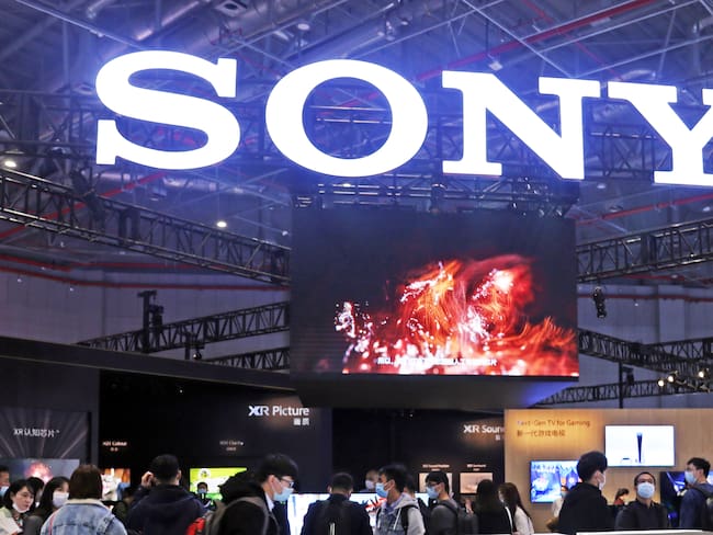 SHANGHAI, CHINA - MARCH 23, 2021 - Photo taken on March 23, 2021 shows SONY booth at the China Home Appliances and Consumer Electronics Expo in Shanghai, China. January 5, 2022 -- SONY launches electric vehicles. (Photo credit should read Xing Yun / Costfoto/Future Publishing via Getty Images)