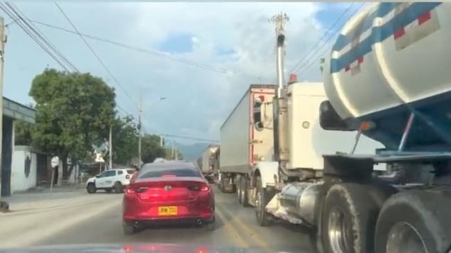 Trancón en la vía/ Ani Abello