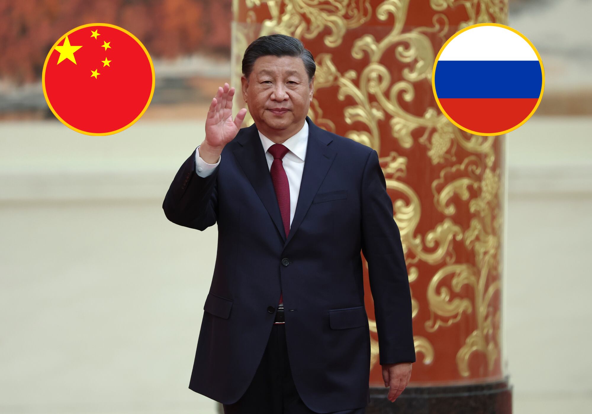 Xi Jinping afirmó que los lazos entre China y Rusia son “fuente de estabilidad” para la paz mundial. Foto: Getty Images.