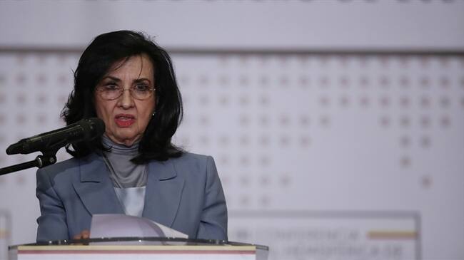 La canciller Claudia Blum sostuvo una conversación con el nuevo secretario de Estado de Estados Unidos. Foto: Colprensa