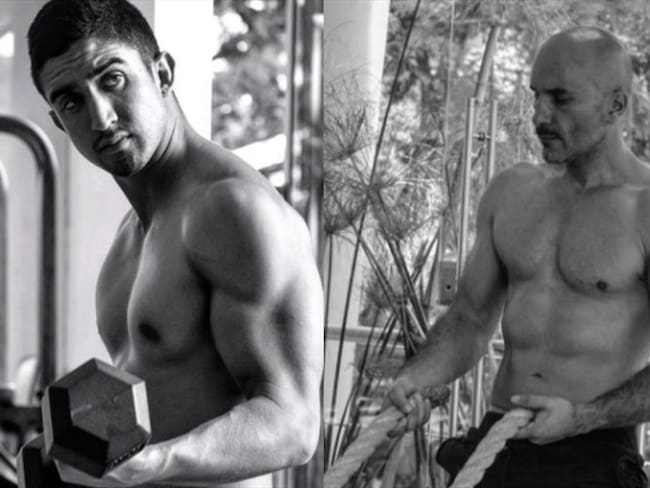 Nicolás Romero y Juan Cubaque. . Foto: Instagram nicofitstudio