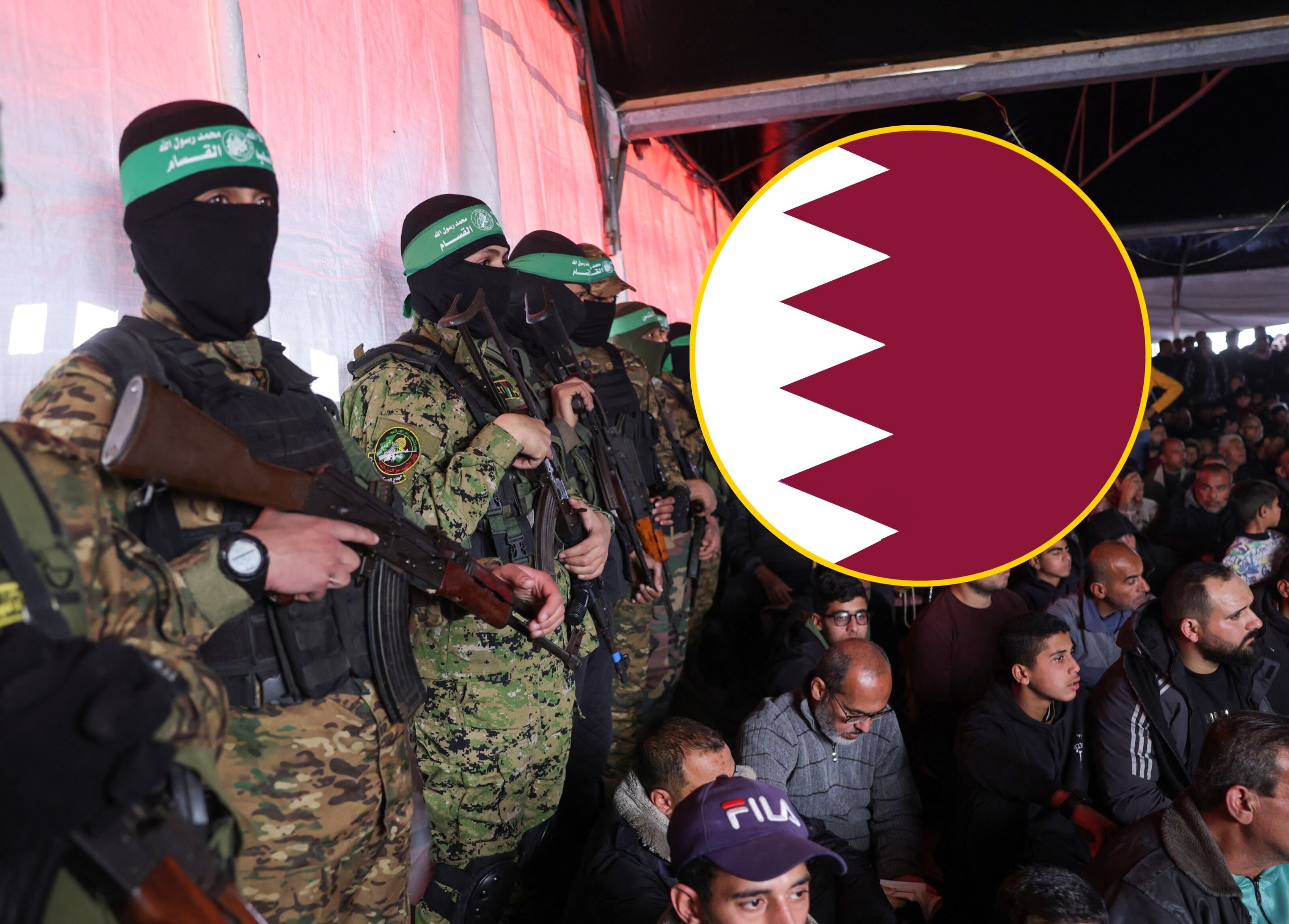 Soldados del grupo islamista Hamás. FOTO: BASHAR TALEB/AFP via Getty Images