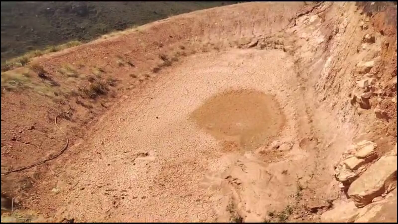 Los Santos, sin agua en su zona rural. Foto: Suministrada