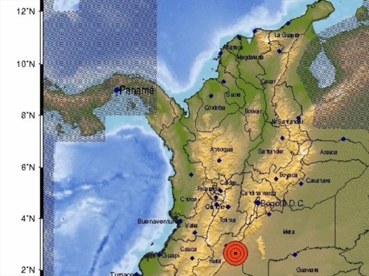 Fuerte temblor sacude varias ciudades de Colombia