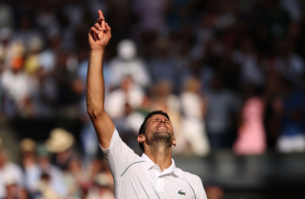 Novak Djokovic campeón en Wimbledon. (Photo by Ryan Pierse/Getty Images)