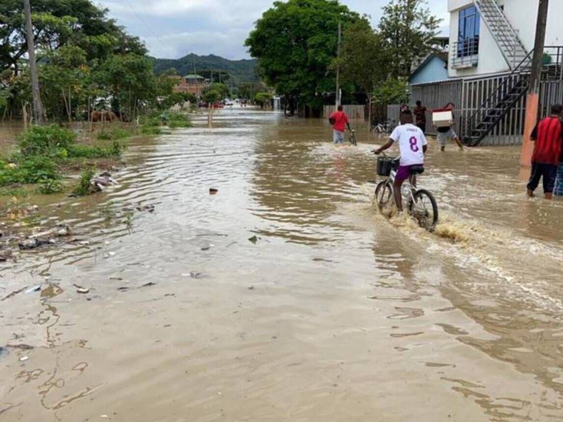 Inundaciones en Caimalito y La Virginia / Foto: Alcaldía de La Virginia (archivo)