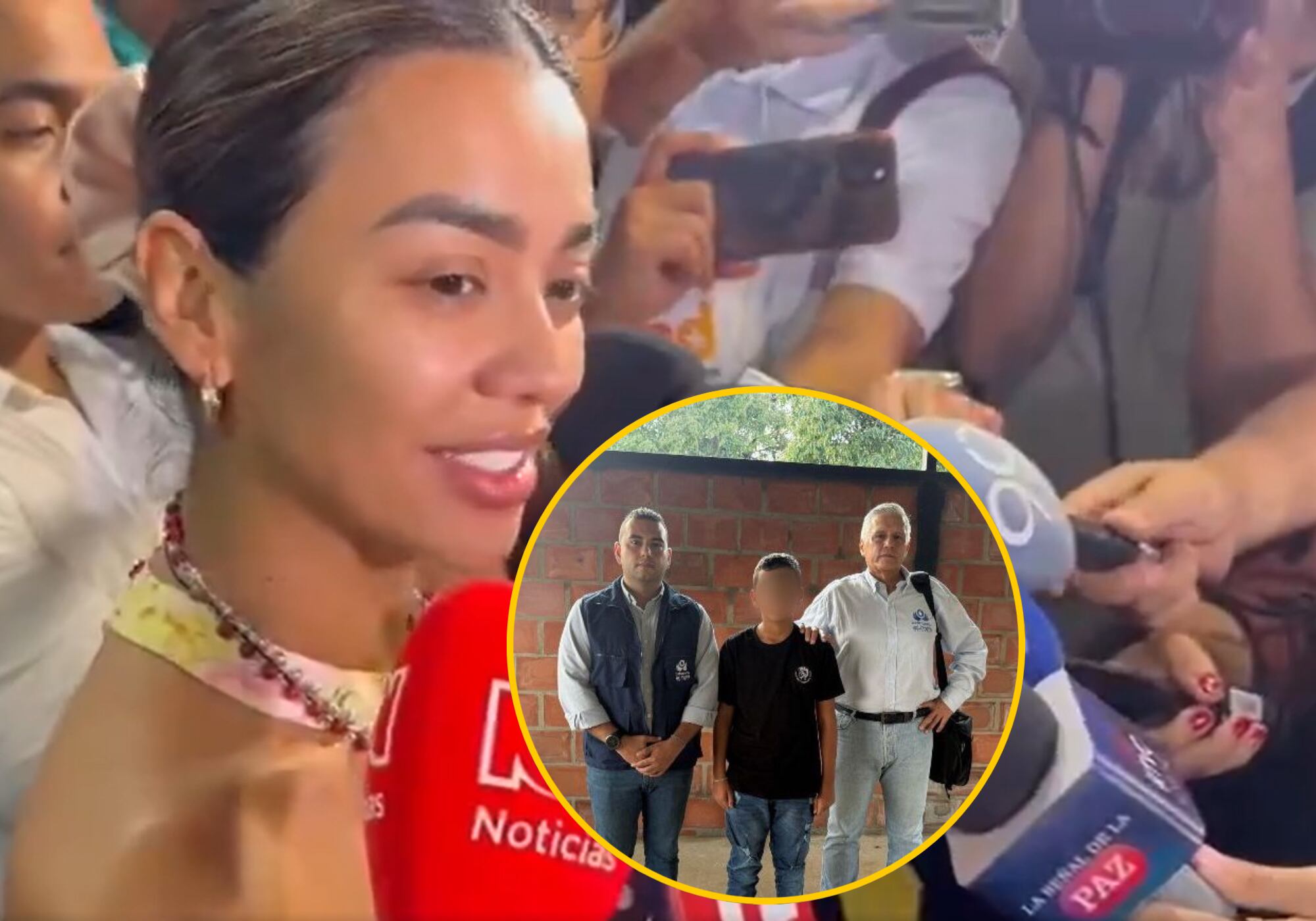 Angie Bonilla, madre de Lyan. Foto: Tomada de RCN Noticias.