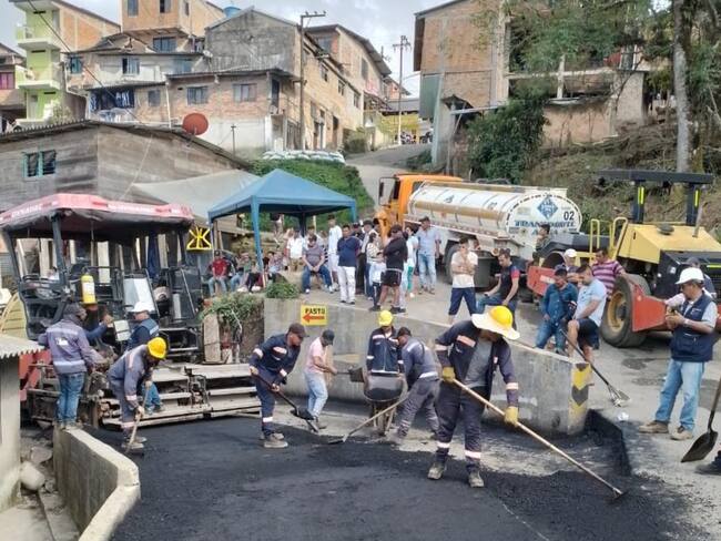 El corredor La Depresión - La Sierra - Rosas. Crédito: Invías.