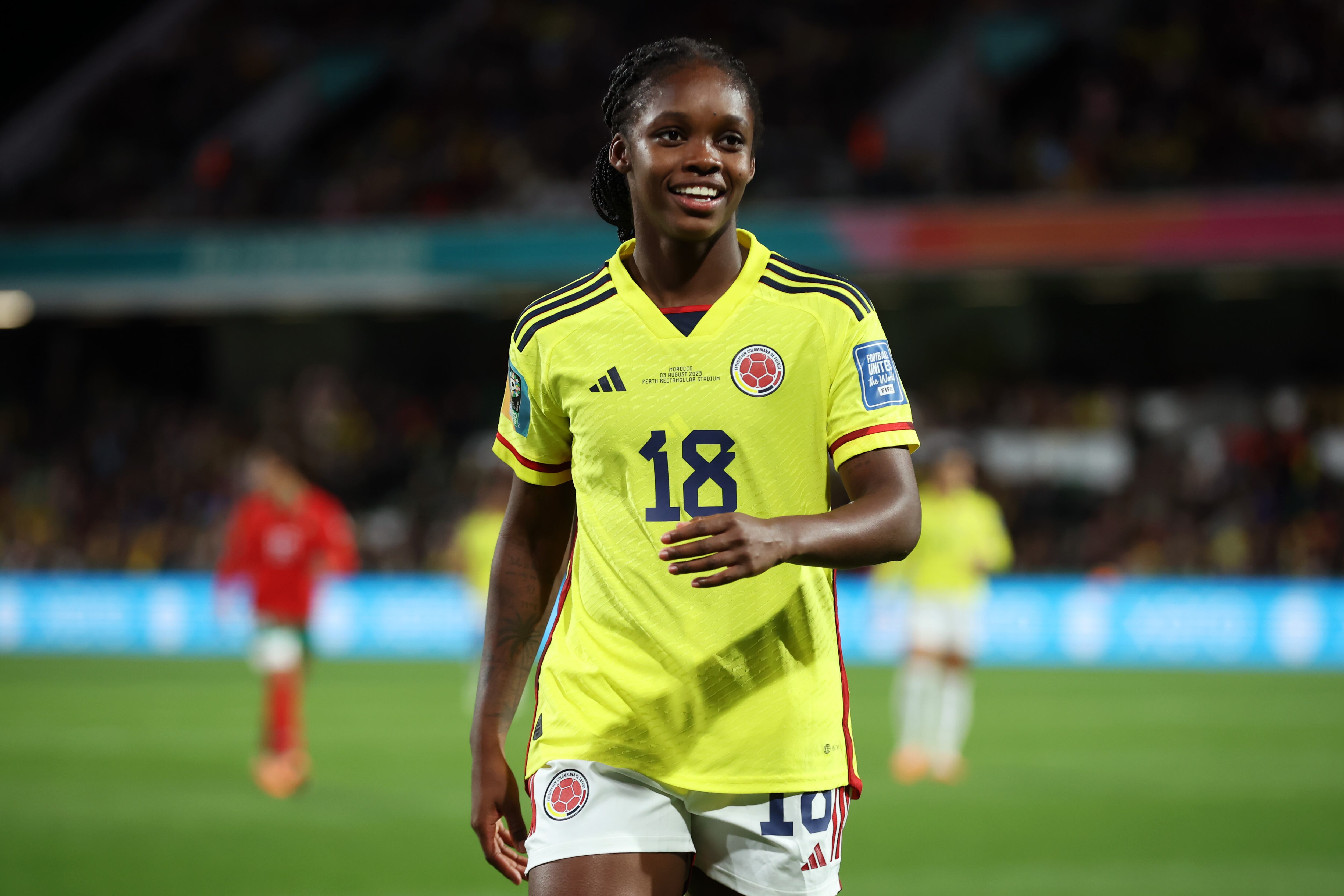 Linda Caicedo con la Selección Colombia | Foto: Alex Grimm - FIFA/FIFA via Getty Images