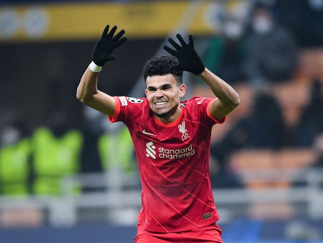 Luis Diaz of Liverpool FC  (Photo by Giuseppe Maffia/NurPhoto via Getty Images)