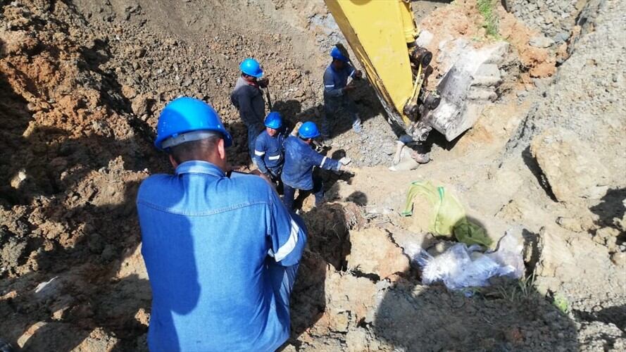 Deslizamiento en una mina en Puerto Libertador dejó un muerto y tres heridos . Foto: Cortesía