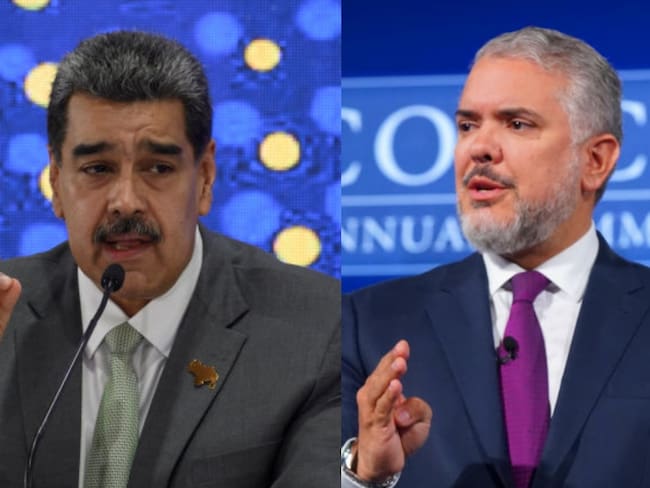 Nicolás Maduro e Iván Duque. Foto: Getty Images.