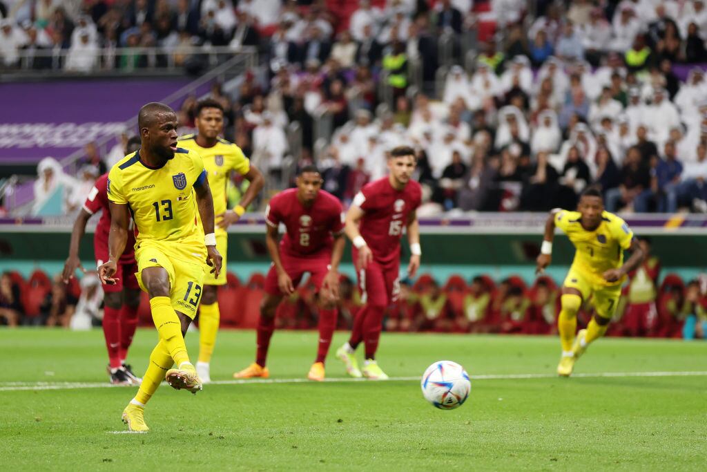 Qatar v Ecuador: Group A - FIFA World Cup Qatar 2022 - Gol de Enner Valencia (Photo by Lars Baron/Getty Images)