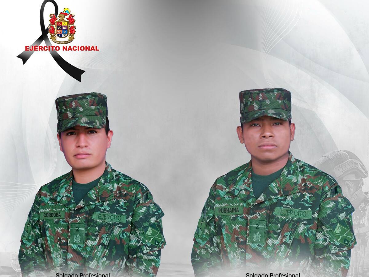 Dos militares fueron asesinados en el sur del Cauca en combates contra las disidencias de las Farc