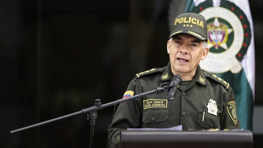 La Procuraduría General de la Nación citó a audiencia de juzgamiento disciplinario al director de la Policía Nacional, mayor general Oscar Atehortúa. Foto: Colprensa