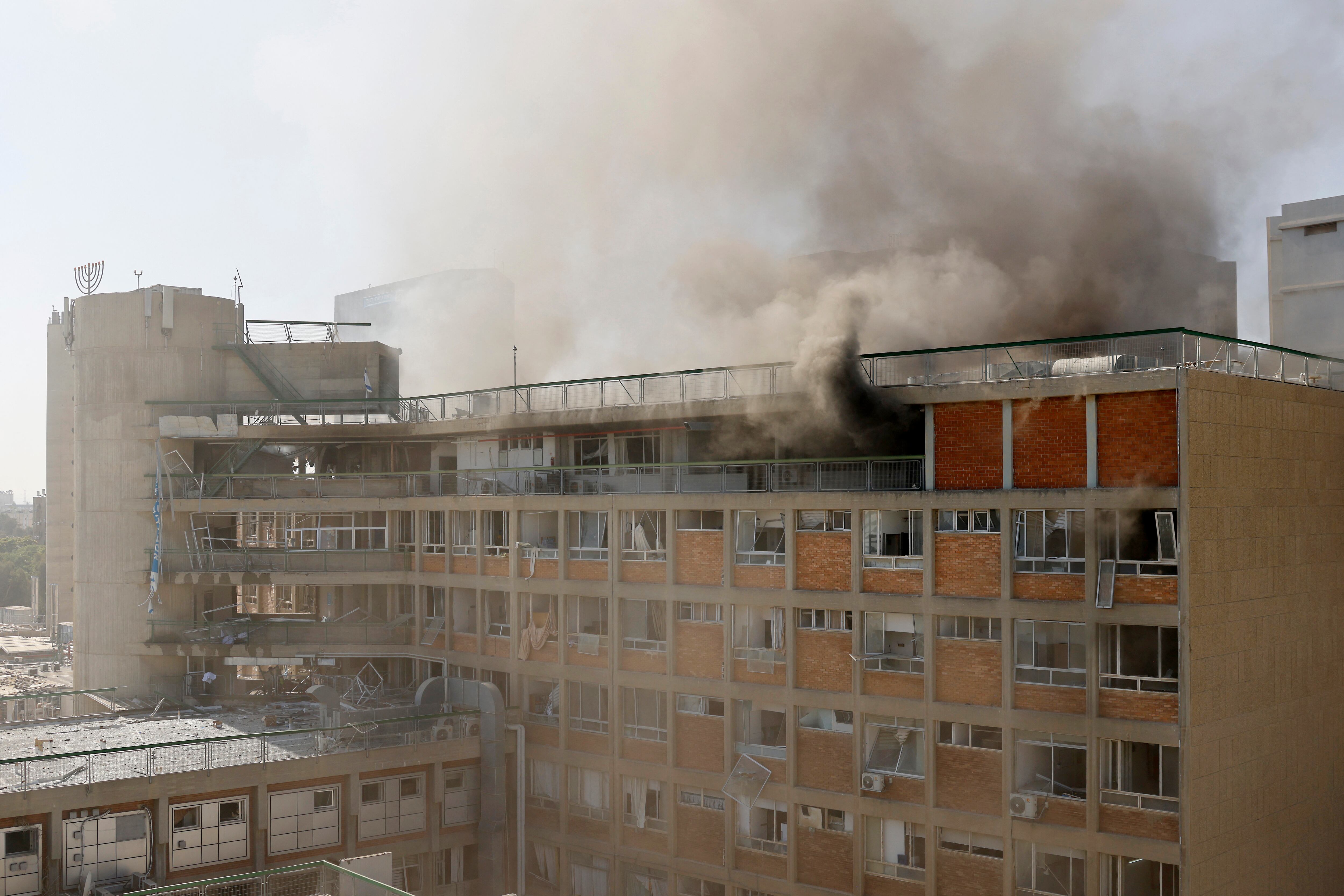 Hospital de Soroka en el sur de Israel. FOTO: JOHN WESSELS/AFP via Getty Images