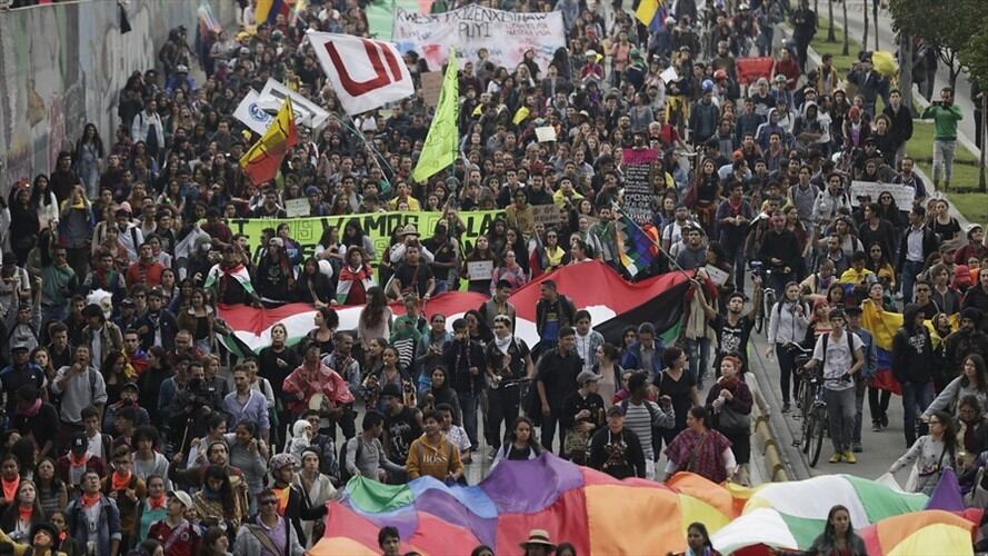 Gobierno rechaza las peticiones que hizo Comité del paro sobre las marchas del miércoles. Foto: Colprensa