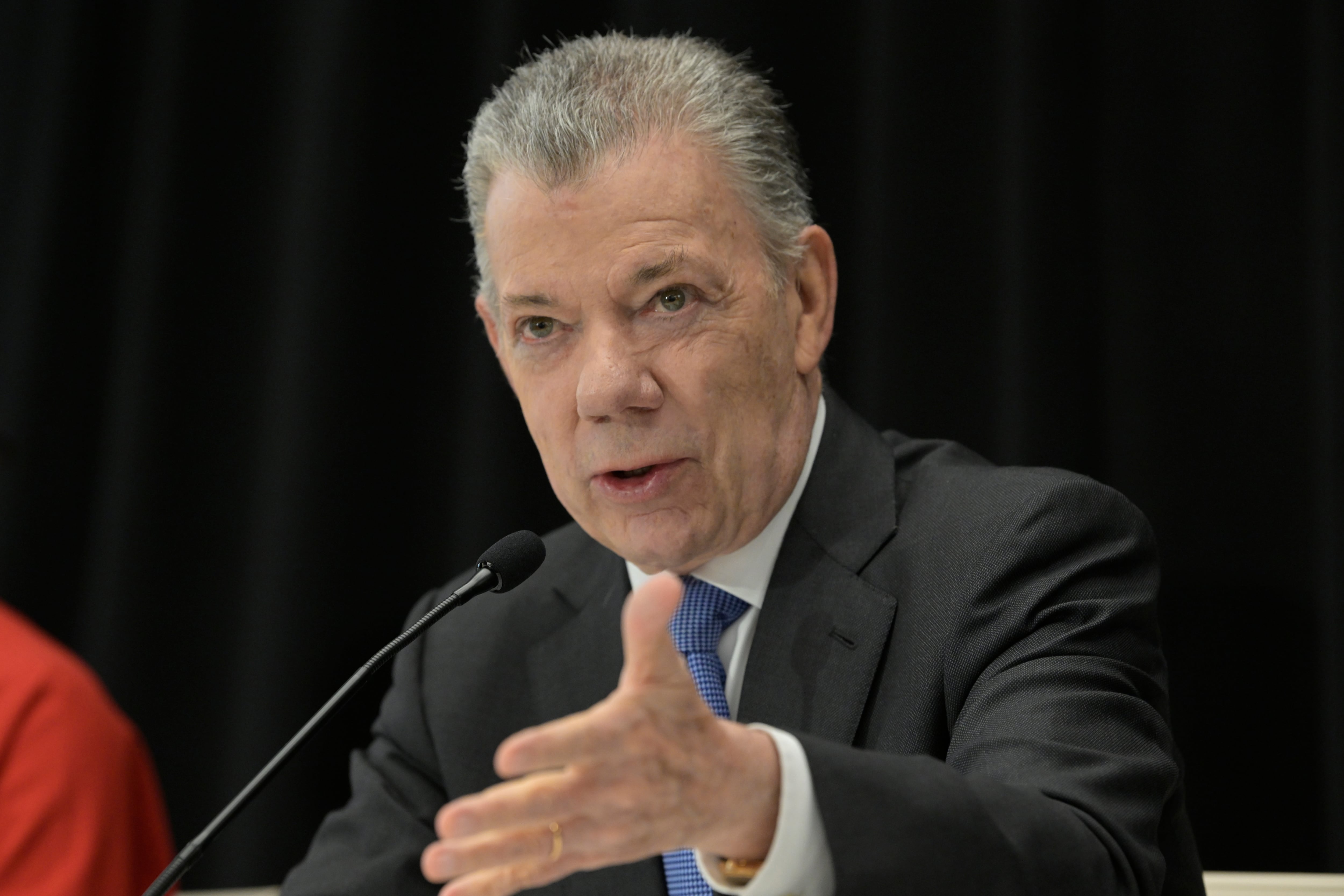 Juan Manuel Santos, expresidente de Colombia. Foto: EFE/ Lenin Nolly