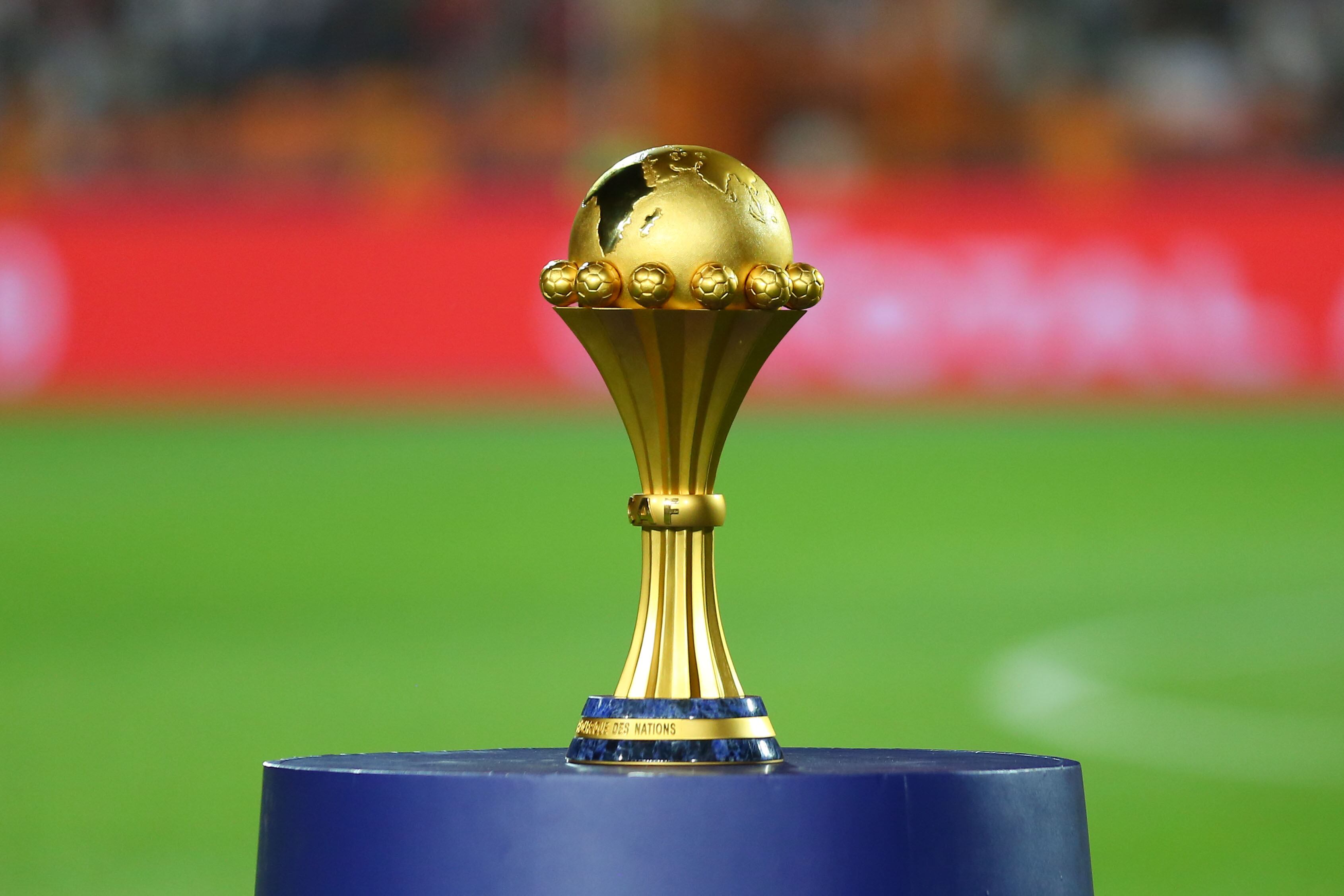 Trofeo de la Copa Africana de Naciones en El Cairo. FOTO: Ahmed Awaad/NurPhoto vía Getty Images