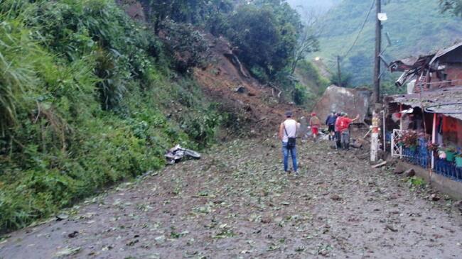 Declaran Calamidad Pública en Caldas. Crédito: Gobernación de Caldas.