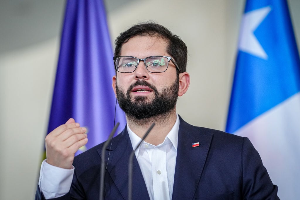 Gabriel Boric. I Foto: Kay Nietfeld/picture alliance via Getty Images.