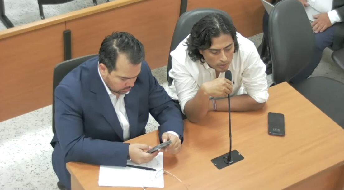 Audiencia de Nicolás Petro. Foto: cortesía.
