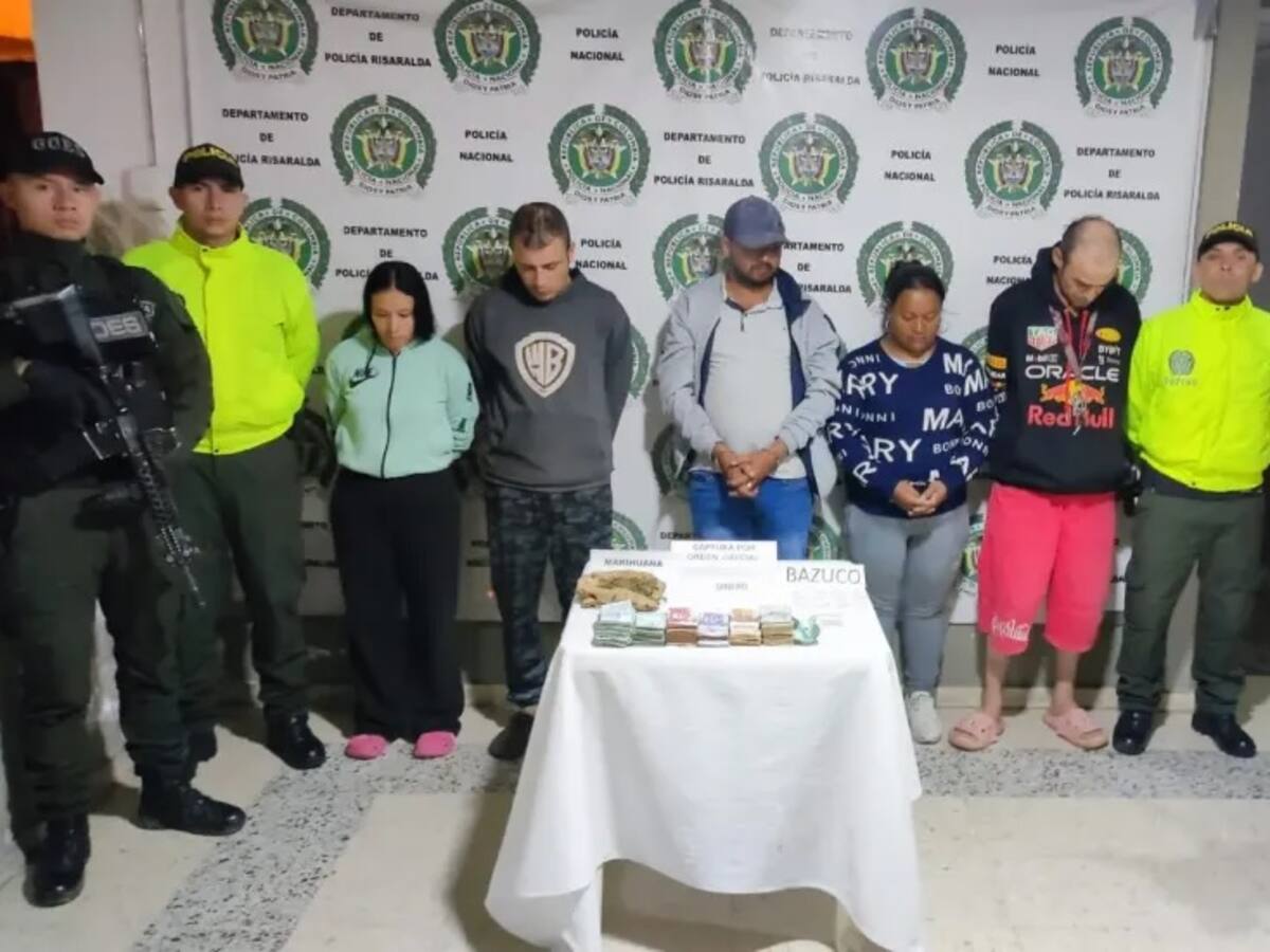 Desarticula red de microtráfico en Apía: cinco capturados en operación policial