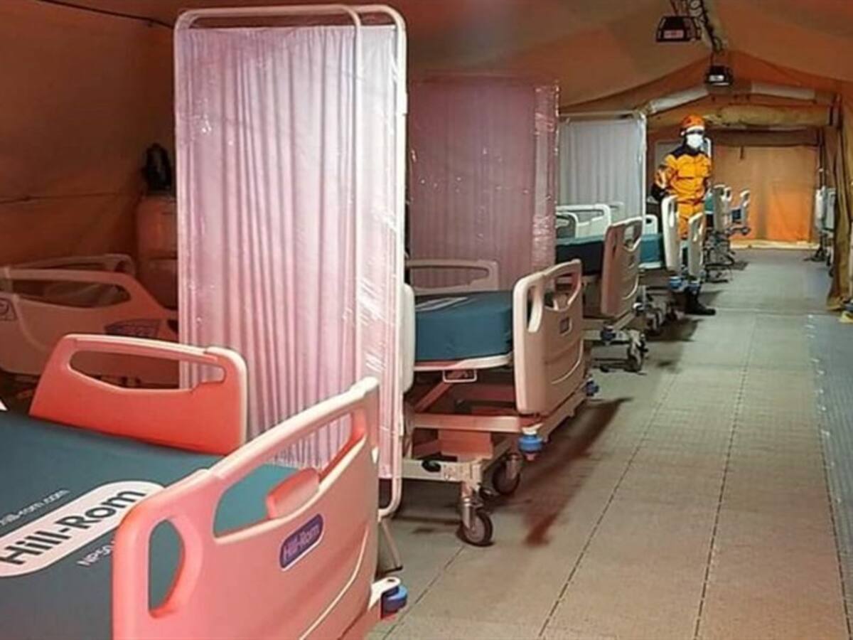 Cerca de 800 pacientes han sido atendidos en hospital de campaña en Tunja