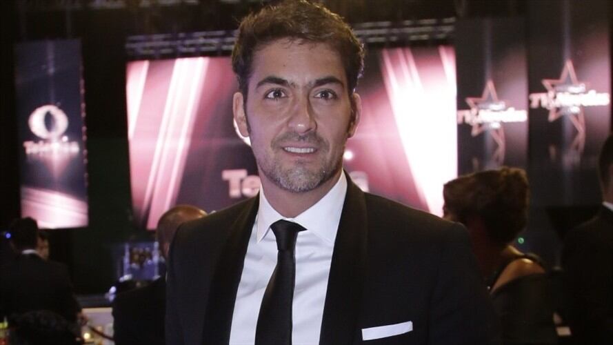 Christopher Carpentier en los Premios TV y Novelas, 2018. Foto: Colprensa/Sofía Toscano