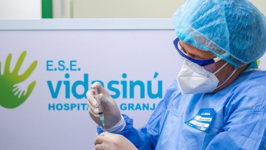 En Montería se habrían aplicado las 1.332 vacunas contra el COVID-19 dispuestas por MinSalud.Foto:prensa alcaldía Montería.