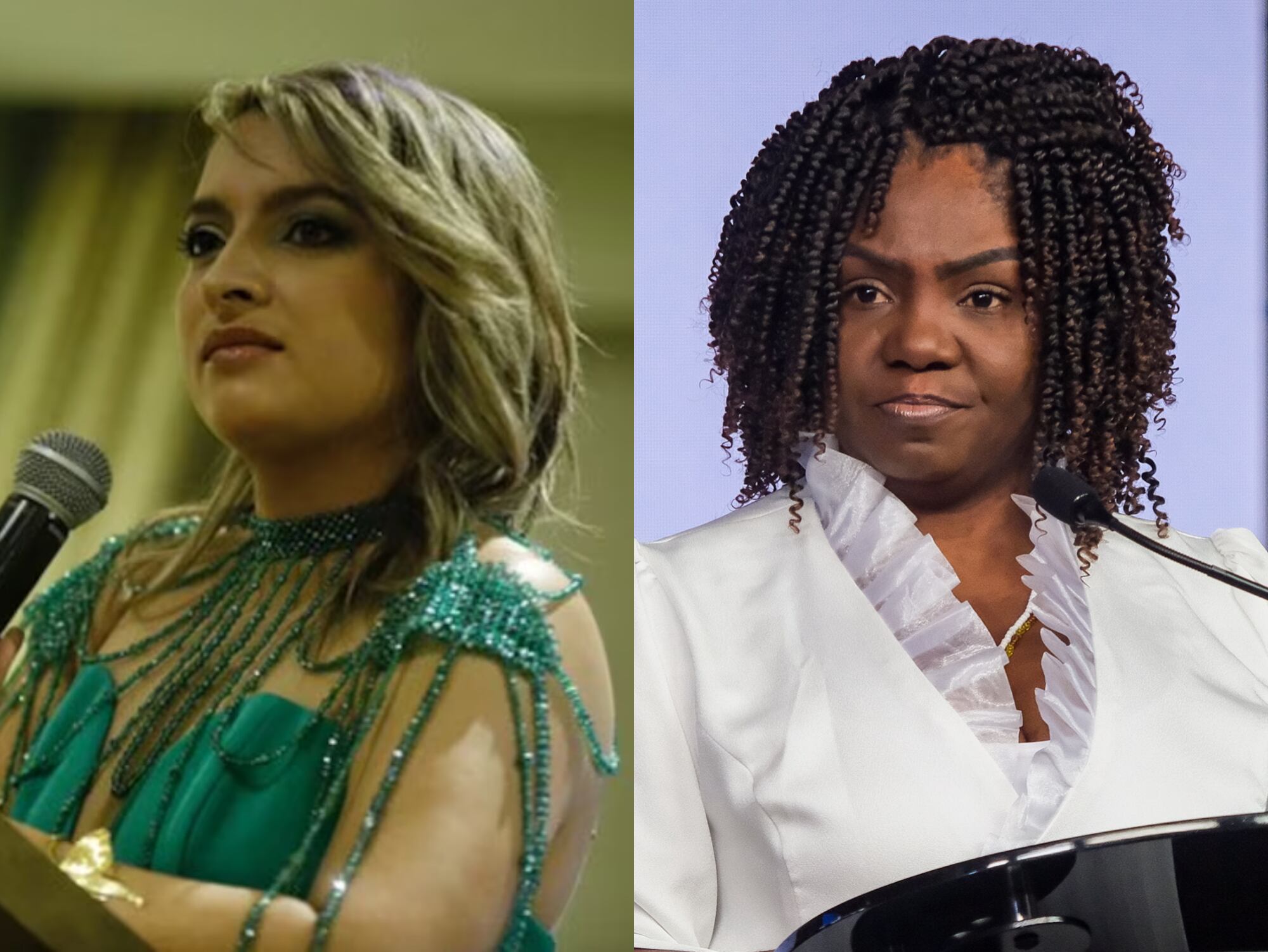 Andrea Petro y Francia Márquez | Fotos: Colprensa