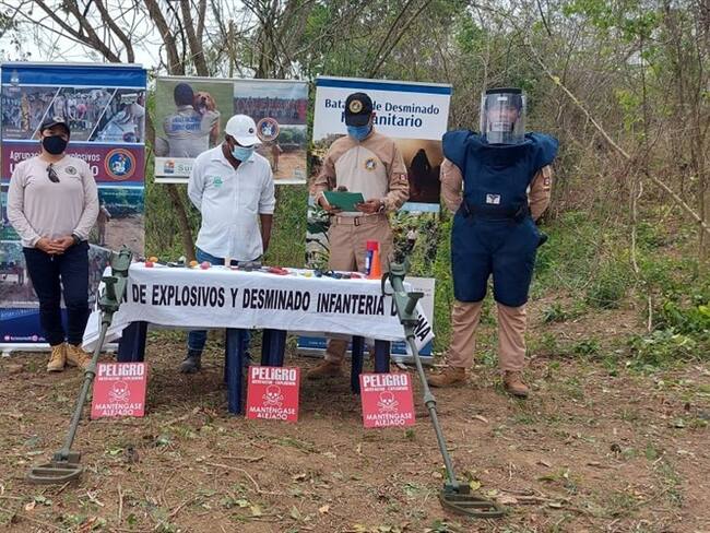 Veredas libres de minas antipersonal. Foto: Cortesía OACP