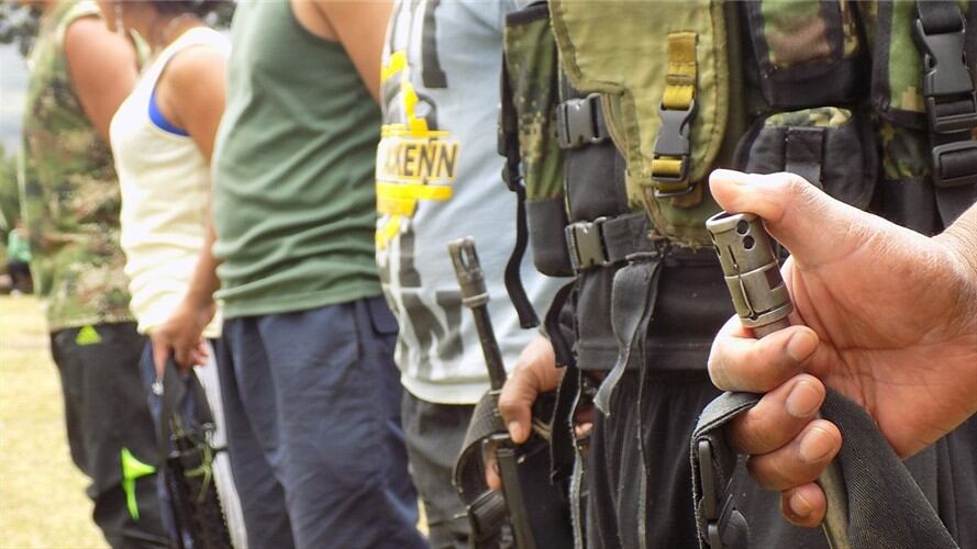 Reclutamiento forzoso de menores. Foto: Colprensa