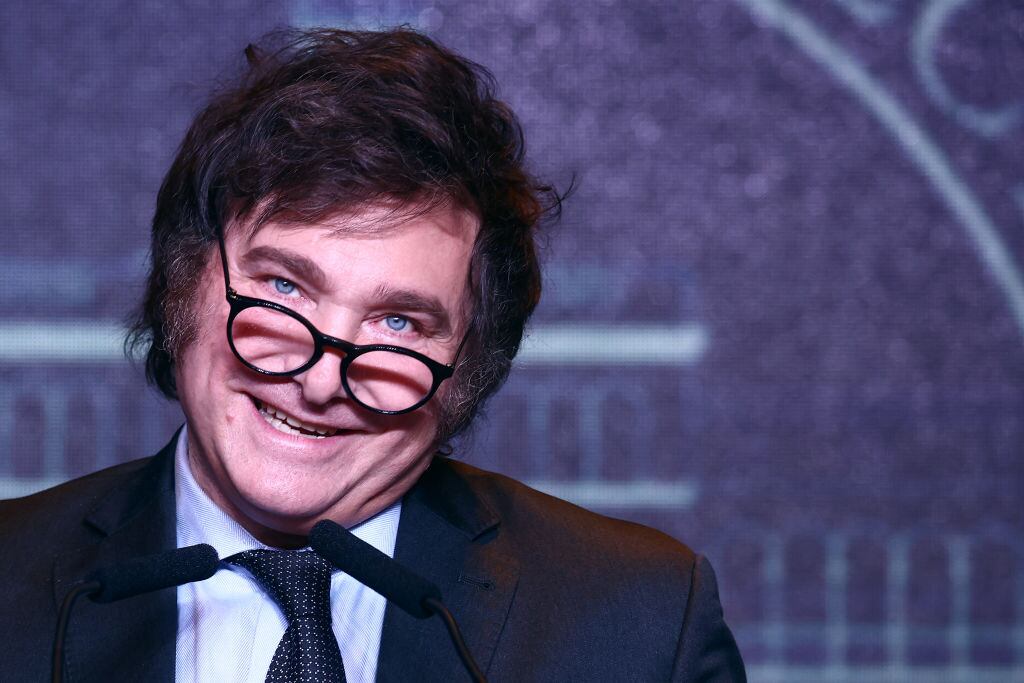 Javier Milei, presidente electo de Argentina. Foto: Getty Images.