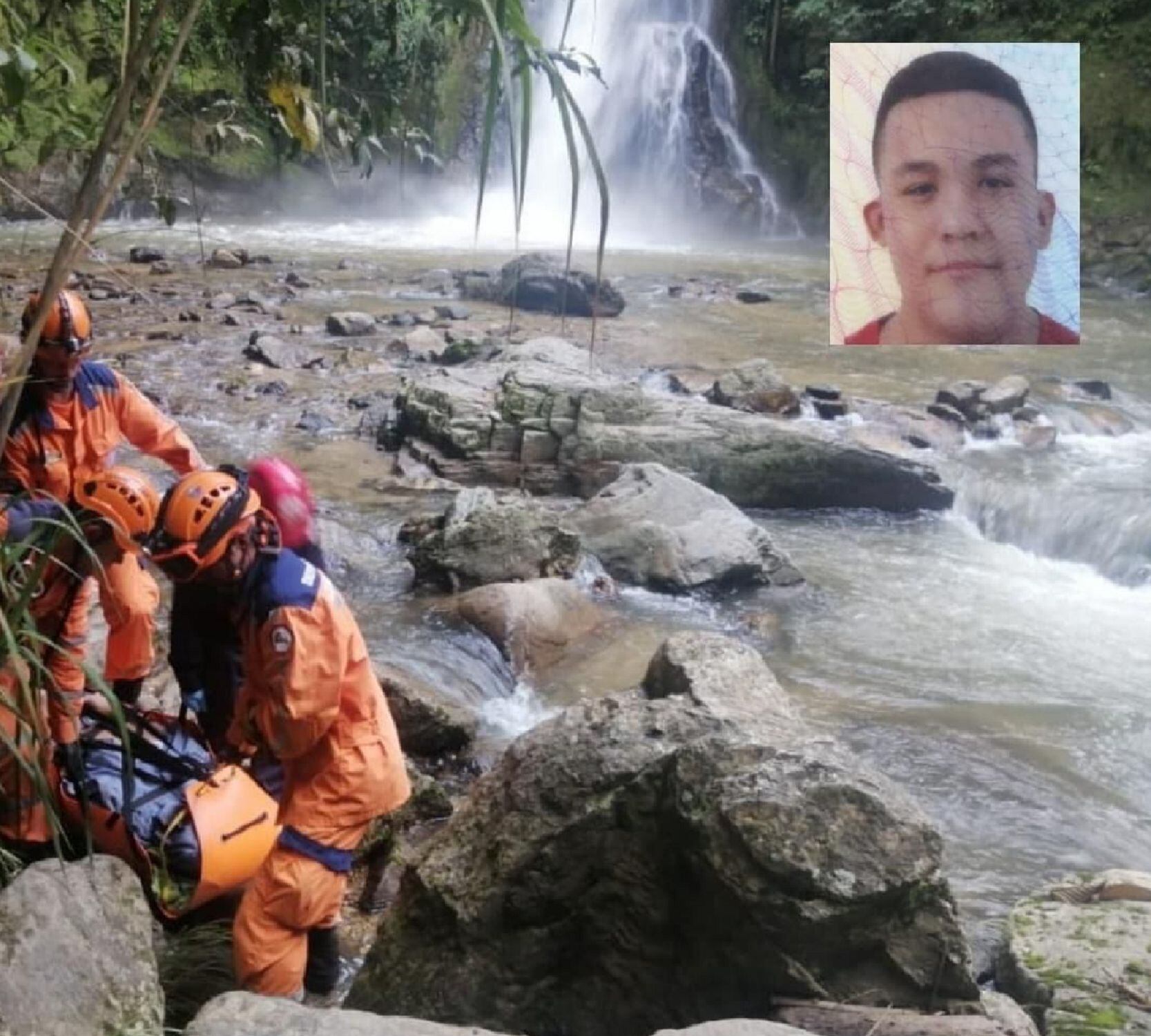 Ahogado Piedecuesta. Foto cortesía Defensa Civil.