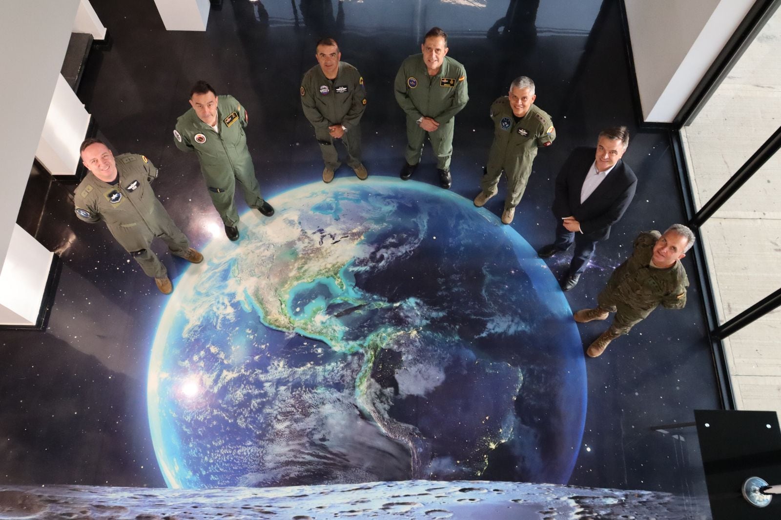 Ejército del Aire y del Espacio de España visitó Colombia. Foto: suministrada.