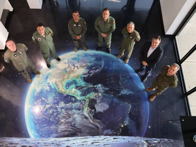 Ejército del Aire y del Espacio de España visitó Colombia. Foto: suministrada.