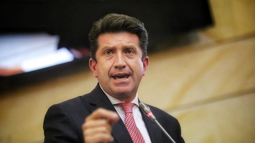 Diego Molano reiteró que la presencia de Hezbolá en Venezuela es un riesgo . Foto: Colprensa / LEONARDO VARGAS