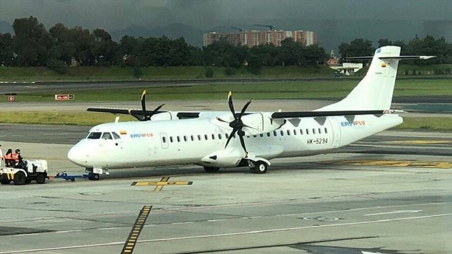 La aerolínea expresó que estas rutas serán operadas en ATR42 con capacidad para 46 pasajeros. Foto: Facebook: EasyFly