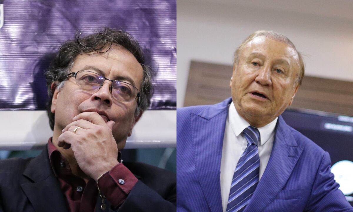 Gustavo Petro y Rodolfo Hernández, candidatos presidenciales. Fotos: Colprensa.