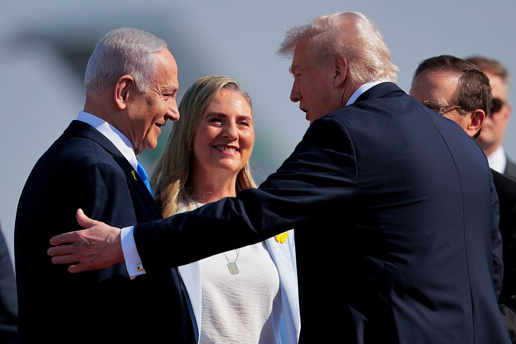 Donald Trump y Benjamin Netanyahu. Foto: Chip Somodevilla/Getty Images.