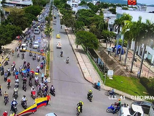 En calma transcurrieron movilizaciones en Córdoba .Foto: prensa Alcaldía Montería.