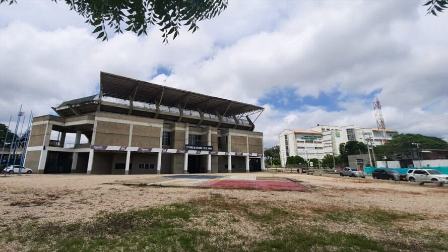 Estadio de béisbol será el centro de vacunación más grande de Montería. Foto: cortesía.