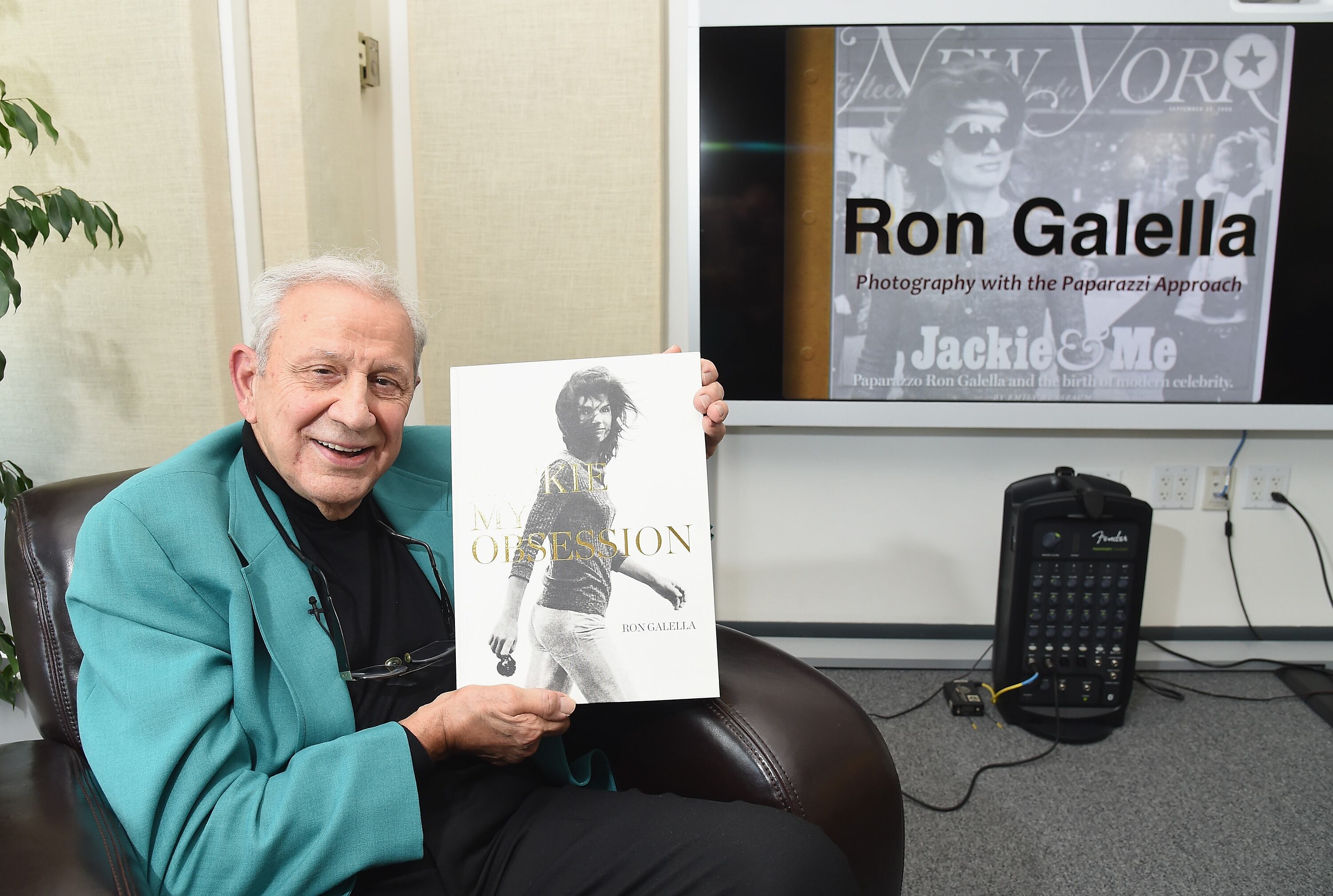 NEW YORK, NY - JUNE 29:  (EXCLUSIVE ACCESS, SPECIAL RATES APPLY) Photographer Ron Galella attends his presentation of "The Stories Behind the Pictures" at the Getty Images office on June 29, 2016 in New York City.  (Photo by Michael Loccisano/Getty Images)