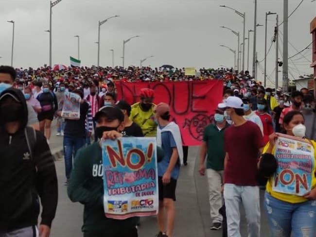 En total normalidad transcurrió jornada de protesta en Barranquilla